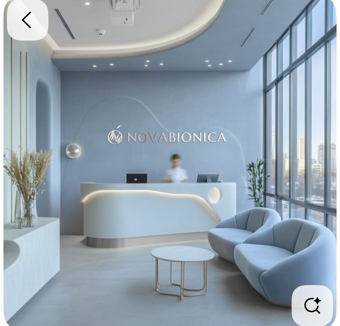 Modern, clean interior of International Medical Clinic Bali
